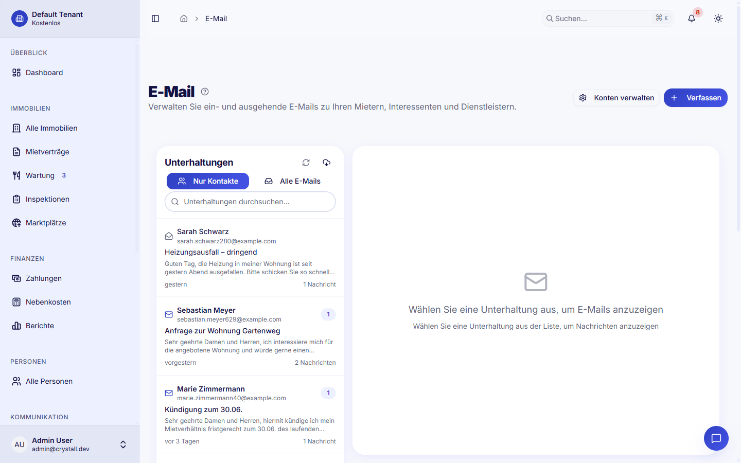E-Mail-Integration